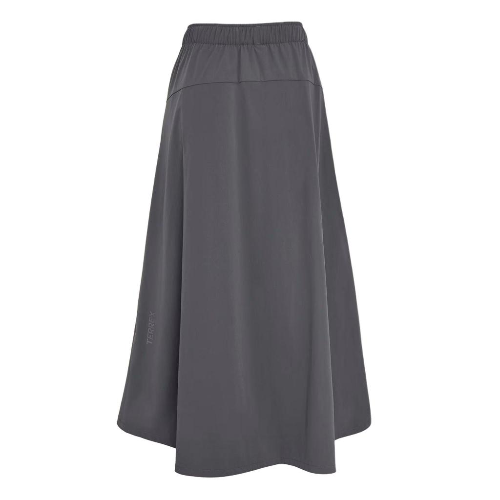 Adidas Terrex Xploric Outdoor Hiking Loose-Fit Sports Casual Long Skirt Women KD4418