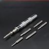 FOR IMPACT 6 In 1 Screwdriver with 1/4 Drive Bit Kit for Rusted Seized Fasteners Compact 20.5 X 10 X 2.1 Cm Design
