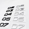 Metal para Coche D2 D3 D4 D5 D6 D7 Letras Logo Emblema de Maletero Insignia Pegatina Para Volvo S40 S60 V40 V50 XC40 XC60 V70 V60 S90 C30 XC90