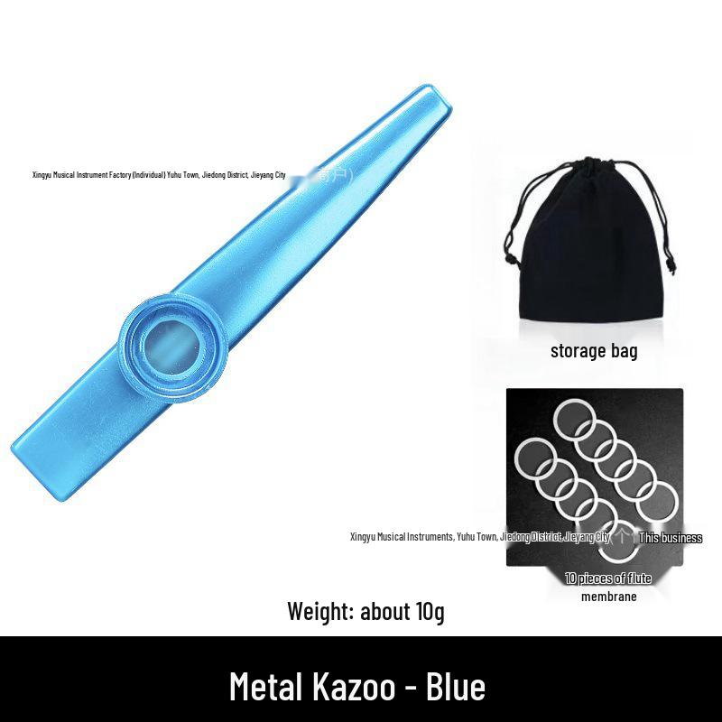 Metal Kazoo Musical Instrument for Early Childhood Education and Adults