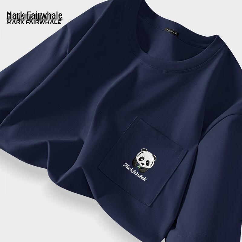 Mark Fairwhale Men s Embroidered Panda Short Sleeve T-Shirt M