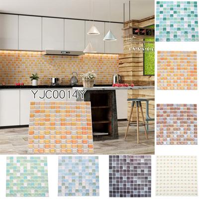 3D Mosaic Self Adhesive Wall Floor Tile Sticker Decal Kitchen Bathroom DIY Decor