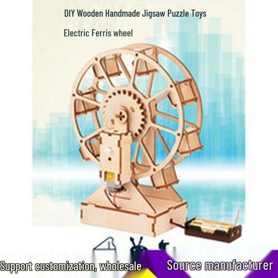 6-Year-Old Wooden 3D Model Puzzle