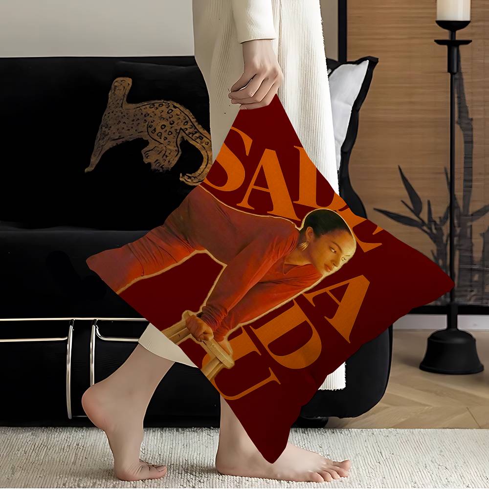 

S-Sade Adu Singer Pillow Gift Home Office Decoration Bedroom Sofa Car Cushion Cover case 45x45 30cmx30cm