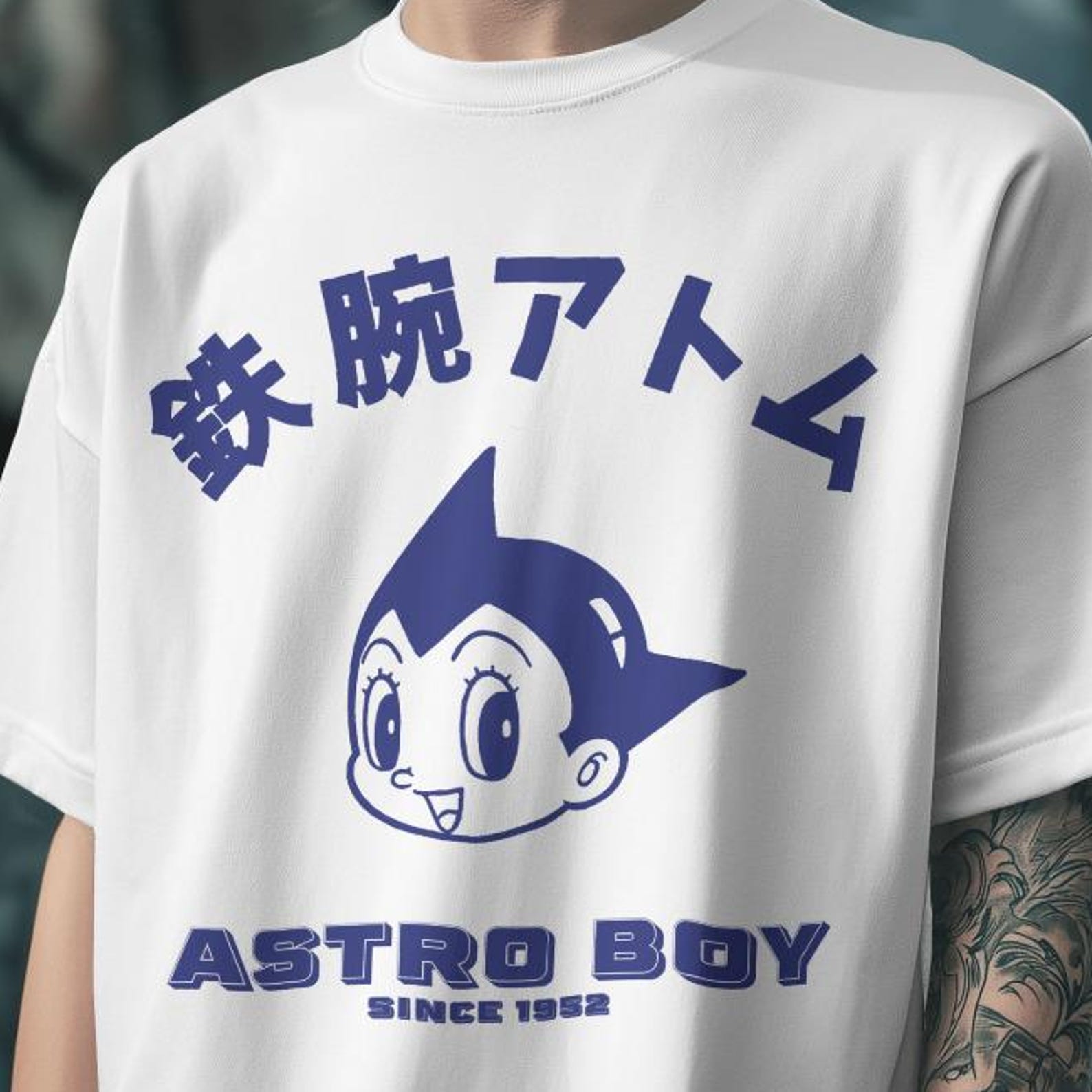 Футболка Astro Boy: Ретро Аниме Графическая Футболка 3XL