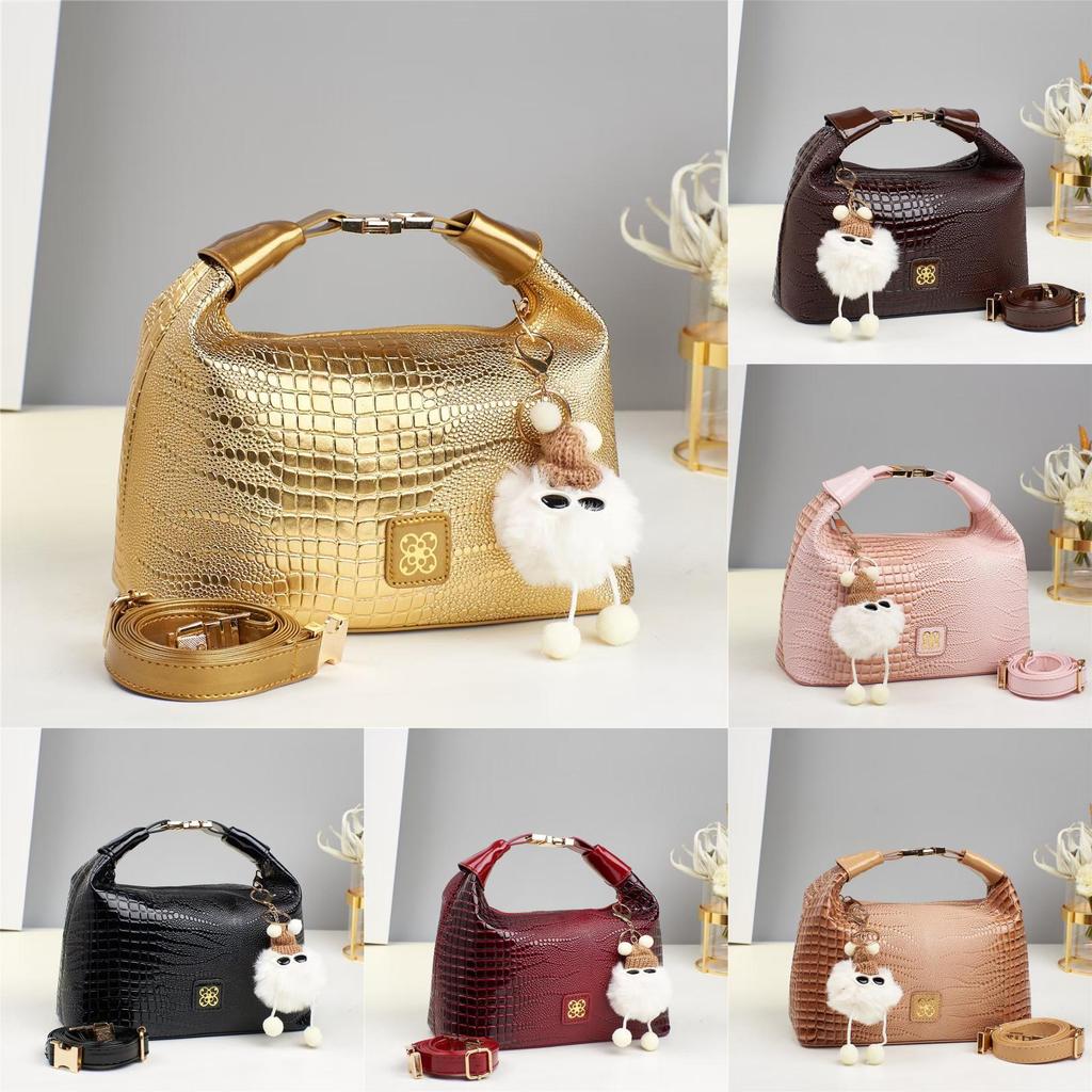 Borsa a tracolla a forma di cuscino in PU per lo stile quotidiano con scomparti multipli
