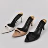 Fashion Pointed Stiletto Heels Women Slippers Pumps Summer Designer  Elegant Sexy Office High Heels Flip Flops Luxury Woman Clappers