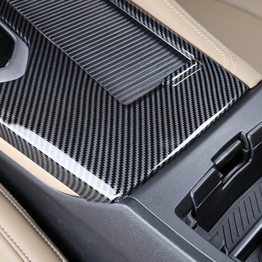 Car Interior Parts Carbon Fiber Central Console Gear Shift Panel Frame Trim Cover ABS Plastic For Renault Filante 2026 2027 LHD