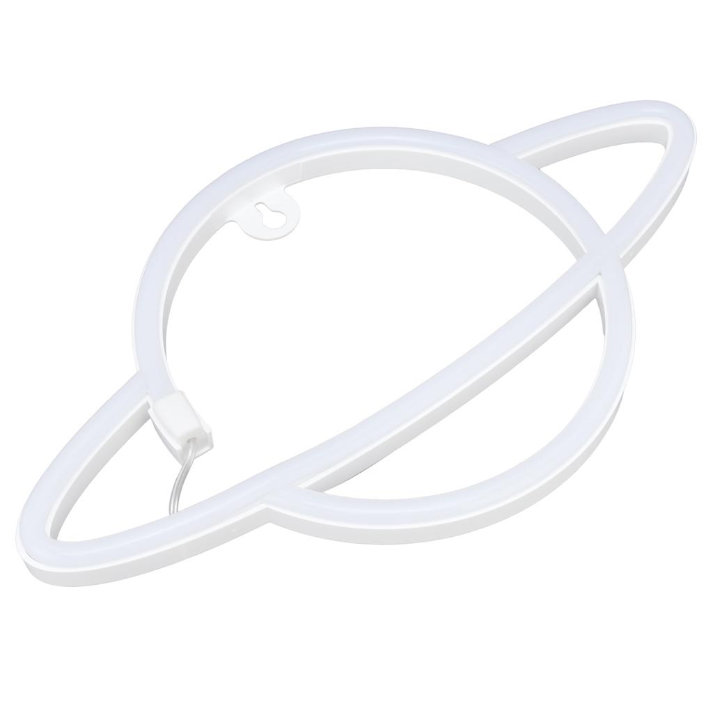 Planet Neon Lamp LED Neon Sign for Bedroom Kids Room Living Room Decor USB Battery Powered Pink