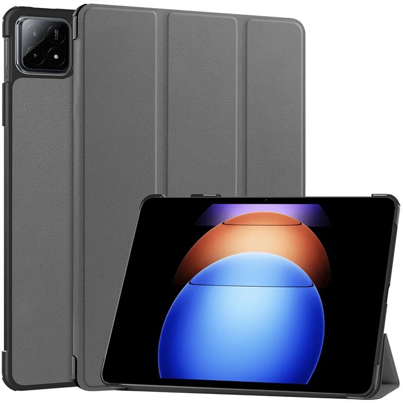 Pour Étui Pad 6S Pro 12.4  Support Pliable Magnétique Cuir Coque Rigide Tablette Pour Mi Pad 6s Pro 12.4 Housse Intelligente Mi Pad 6S Pro 12.4