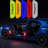 Reflective Car Door Warning Sticker 'OPEN' - Safety Alert Decal for Auto Vehicle, Waterproof Side Door Reflector Strip, Night Visibility Accessories