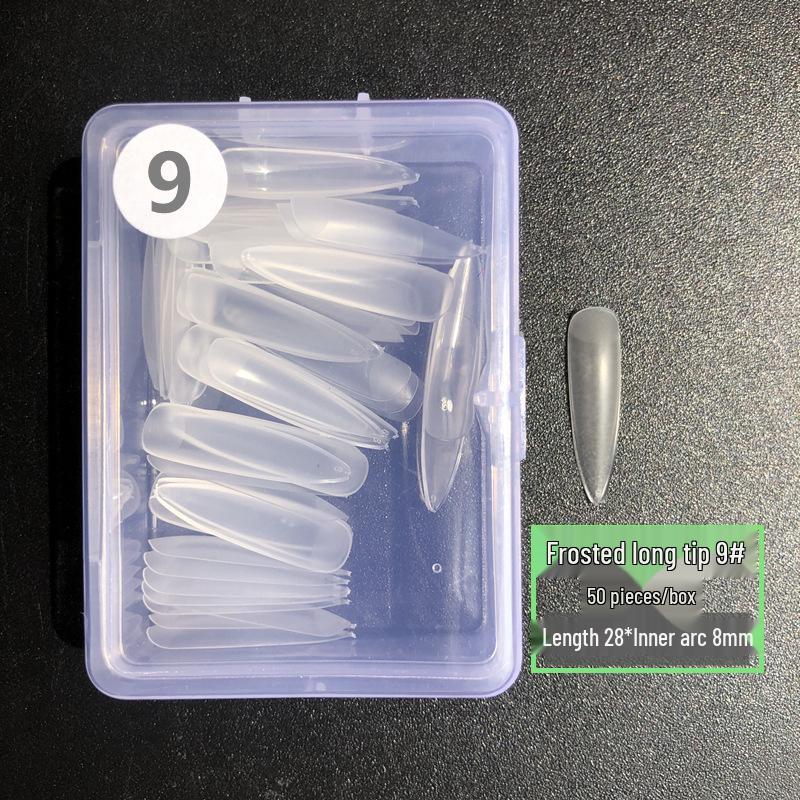 

Ультратонкие, бесследные матовые типсы для ногтей со сменными вариантами, двухфункциональный дизайн для полного и половинного приклеивания, не требующий полировки.