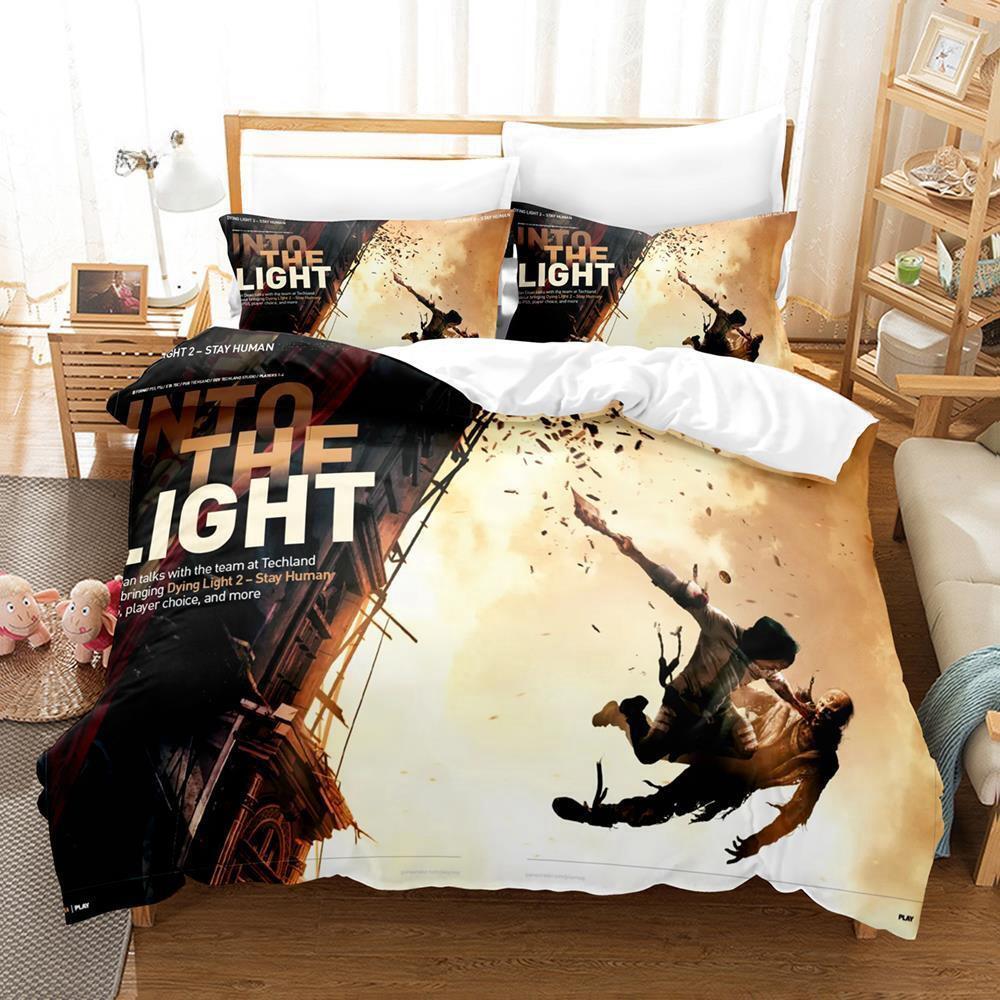 3D-Druck Spiel Dying Light 2 Stay Human Bettwäsche-Set Einzelbett Twin Full Queen King Size Bettwäsche-Set Erwachsener Kind Schlafzimmer Bettbezug-Sets