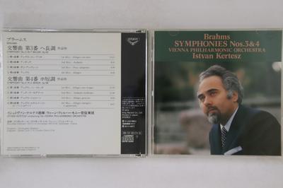 CD WIENER PHILHARMONIKER  Brahms Symphony No. 3 KICC9268 LONDON Japan Classical Used