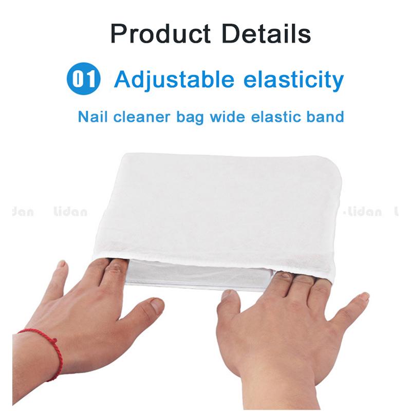 10 Pieces of Nail Art Vacuum Cleaner Bag Nail Dust Collector Bag Nail Dust Collection Bag Replacement Storage Bag Nail Art Equip