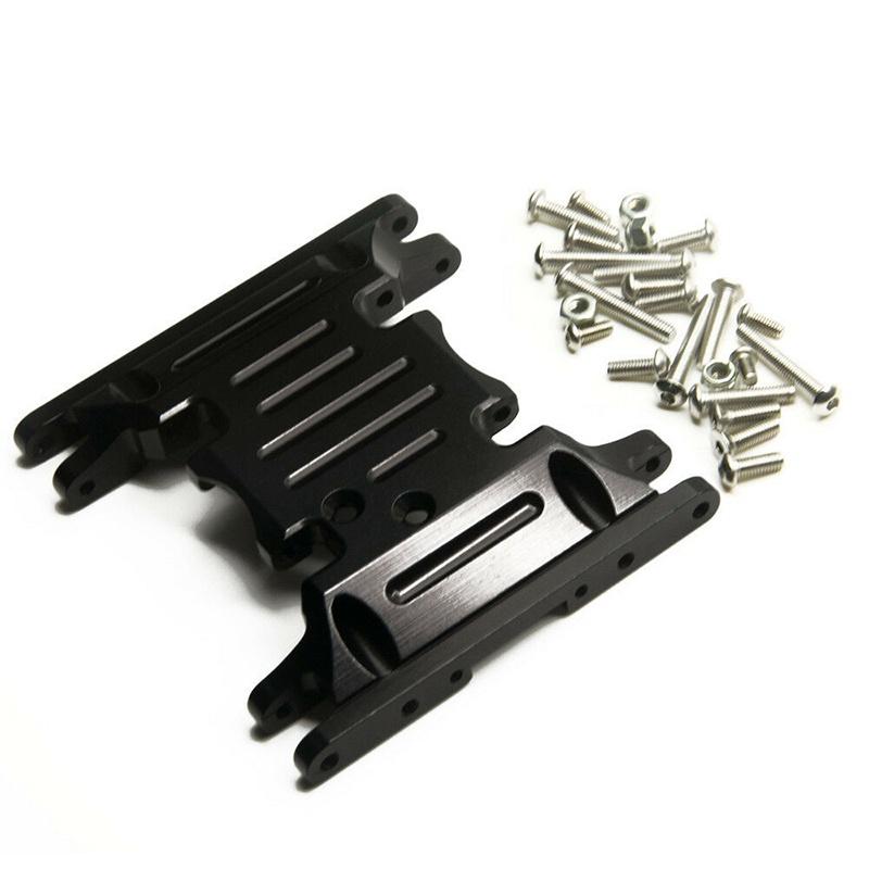 Premium Aluminum Center Transmission Skid Plate For Axial Scx10ii Ax90046 1/10 Rc Crawler