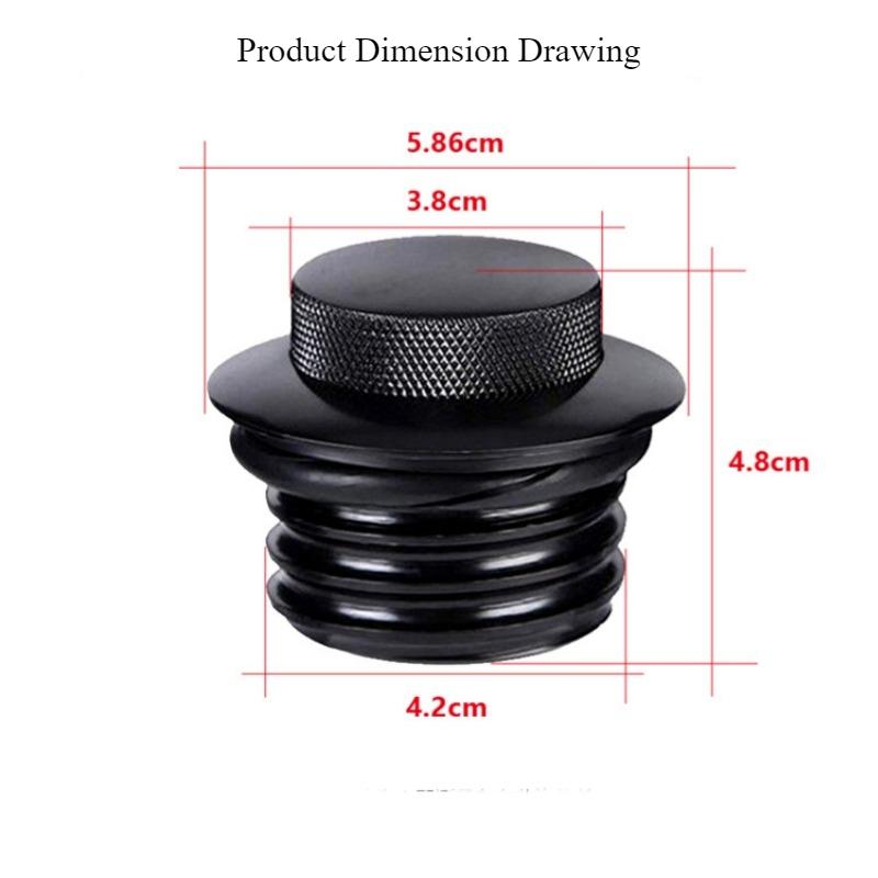 Motorcycle accessories suitable for Harley Davidson modified press type fuel tank cap CNC fuel tank pop-up top cover
