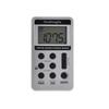 Mini Radio Portable AM/FM Dual Band Stereo Pocket Radio Receiver with LCD Display & Earphone & Rechargeable Battery