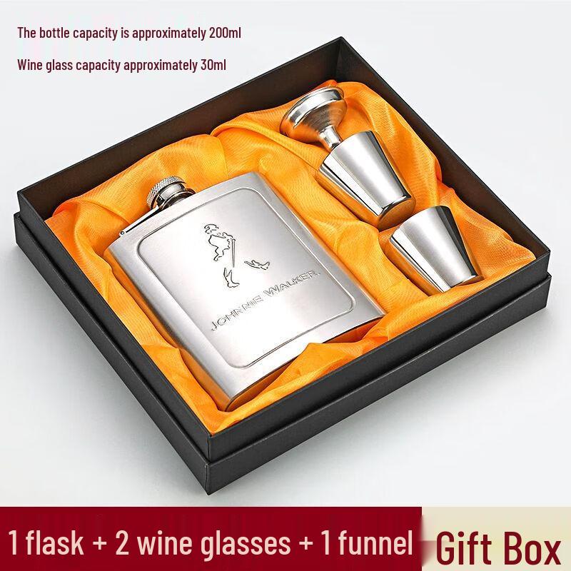Portable Stainless Steel Hip Flask