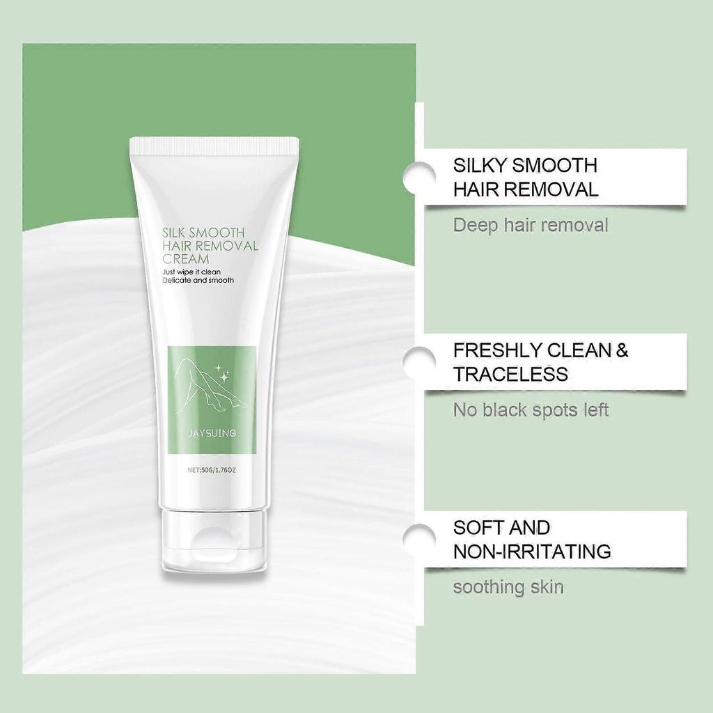 Silky Hair Removal Cream - Gentle, Effective, Nourishing for Smooth Skin - 50g