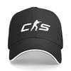 CounterStrike  Logo (White) (High Res) CS Baseball Cap Winter Hat Golf Hat Hip Hop Unisexs Caps Womens