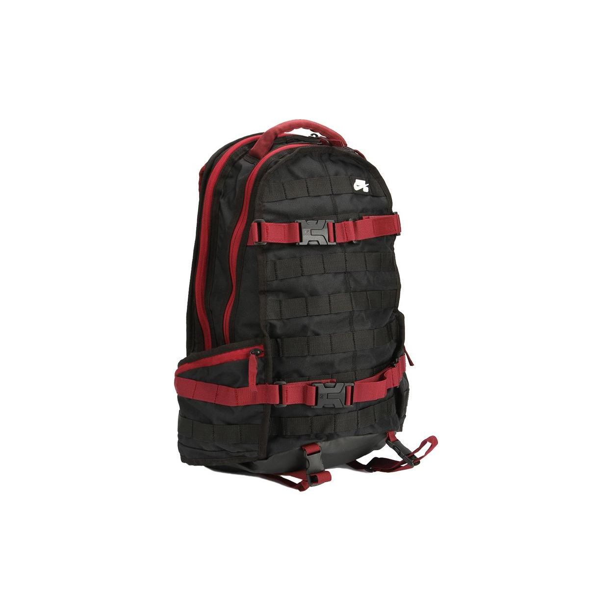 

Nike SB Skateboarding Series Casual Sports Polyester Backpack Unisex Backpack Black Red BA3280-061 Black Red