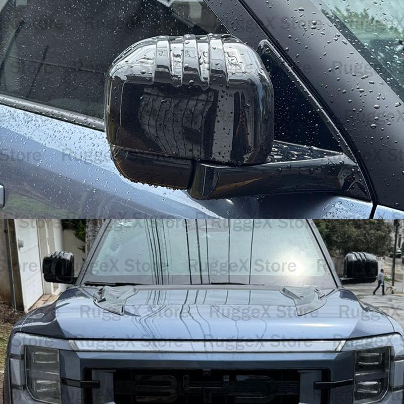 Mirror Cover For BYD Shark 6 Accessories Side Rearview Mirror Cap Protector Cover Exterior Upgrade Auto Parts 2PCS (LHD)