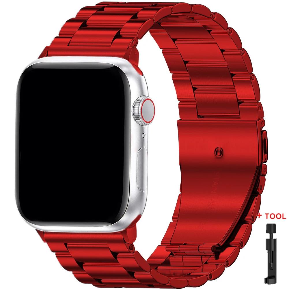 Stainless Steel Strap for Apple Watch S11 10 46mm 42mm Ultra 3 49mm 45mm 41mm 44mm Metal Band for IWatch Series 9 8 7 SE 6 5 4 3