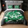 Hibernian FC Design Set Biancheria da Letto 1 Copripiumino + 2 Federe Morbido Traspirante Biancheria da Letto per la Casa