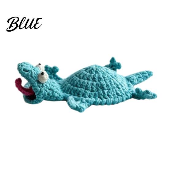 Table Protector Coaster Crochet Lizard Coaster Funny Handmade Animal Cup Mat 3D Knitted Unique Mat Drink for Desk Cute Heat Resistant Decorative