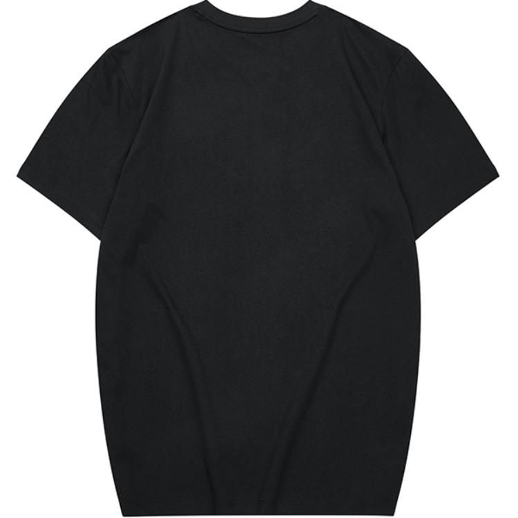 Skechers Soft Skin-Friendly Comfortable Short Sleeve T-Shirt Unisex Tops Carbon-Black L224U132-0018