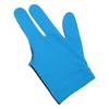 Left Hand Billiard Gloves Polyurethane Fiber Average Size Three Fingers Billiard Gloves for Billiard Shooters