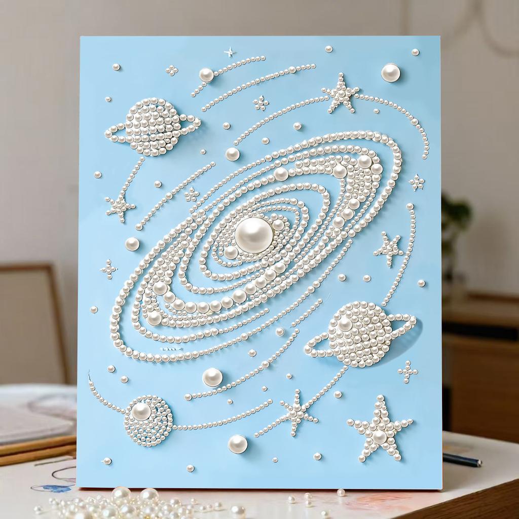 Sunflower Pearl Painting Diy Self-Adhesive Pearl Rose Flower Animal Table Decorative Painting For Friends And Girlfriends Gifts