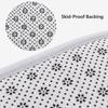 Skibidi Toilet Flannel Kitchen Floor Mat Absorbent Non-Slip Soft Standing Mat Washable Comfortable Kitchen Rug for Home Sink Laundry