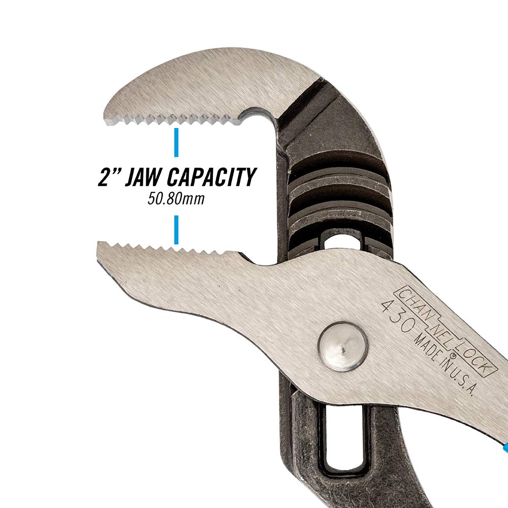 Channelock CL430G Water Pump Pliers 10" Tongue-Groove