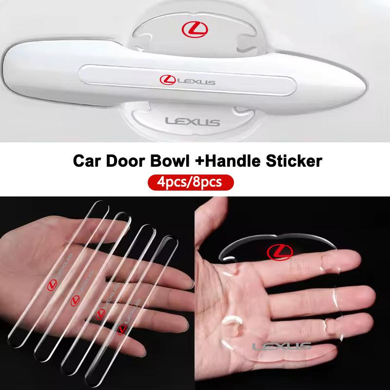 Transparent Car Door Handle +Bowl Scratch Protective Sticker for Lexus ES300 RX330 RX300 GS300 IS250 IS200 CT200h IS300 NX RX LX NB5