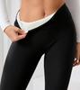 Women Sherpa Lined Leggings High Waisted Thermal Winter Pants Fleece Plush Yoga Bottoms Warm Tights
