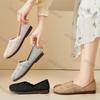 Women's Flats 2025 New Summer Mesh Breathable Lightweight Slip On Casual Shoes Fashion Comfortable Vintage Sandals Zapatillas