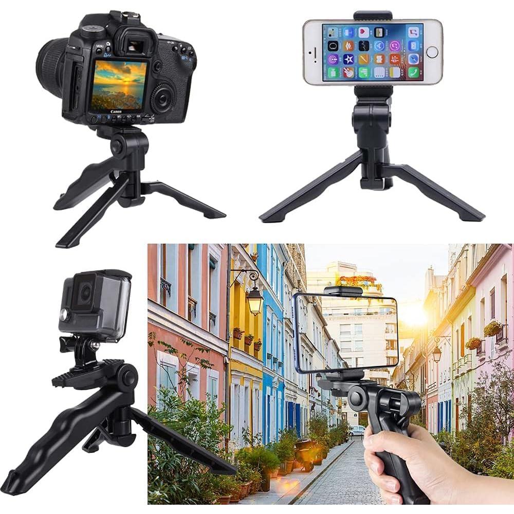 Desktop Tripod Handheld Selfie Stick for GoPro Hero 13 12 11 10 9 SJCAM Insta360 X5 X4 AKASO DJI Osmo Action Camera Accessories