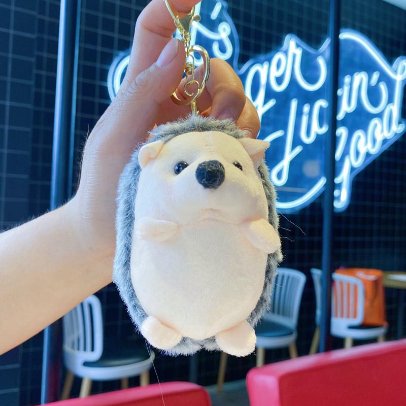 Plush Hedgehog Keychain With Keyring For Kids And Collectors