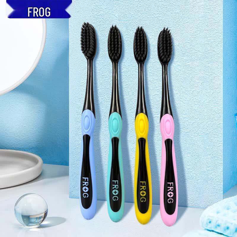 Frog 678A Charcoal Soft Bristle Toothbrush