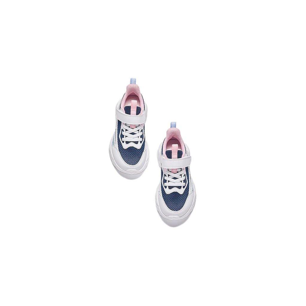 Anta Breathable Lightweight Low-Top Kids Running Shoes Kids Sneakers White Blue Pink A322429977-1