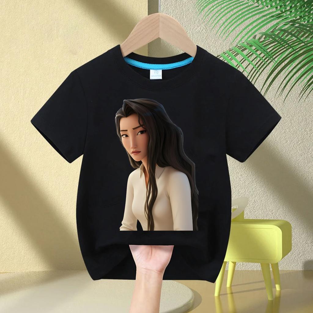 Kids T-shirts Children's Kpop Witch Hunt Short Sleeved Printed T-shirt