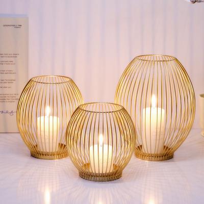 Cheap Price Iron Metal Candle Holder Wrought Iron Wall Candle Holder Modern Home Candlestick Decoration