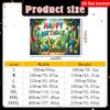 1 Piece of Birthday Party Background Decoration Banner with Cute Dinosaur Pattern, Suitable for Courtyard and Corridor Scenes