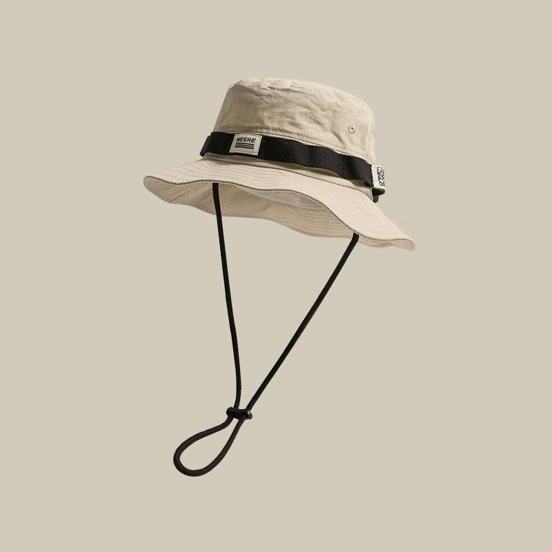 Cappello a secchiello unisex stile workwear giapponese, color-block, ad asciugatura rapida, per uomo e donna, estivo, per esterni, escursionismo, pesca, protezione solare