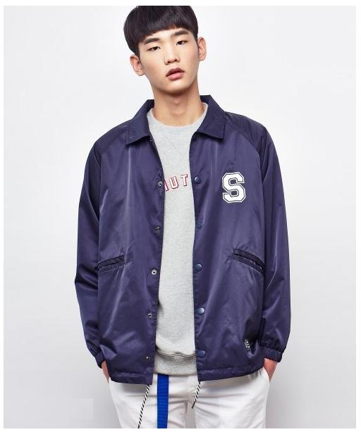 Shirter Raglan Coach Jacket (Navy)