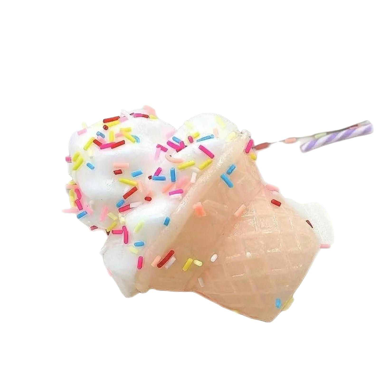 

Ice Cream Shape Toy - Cute And Fun Ice Cream Designs Provide A Pleasant Sensory Experience For Stress Relief. белый