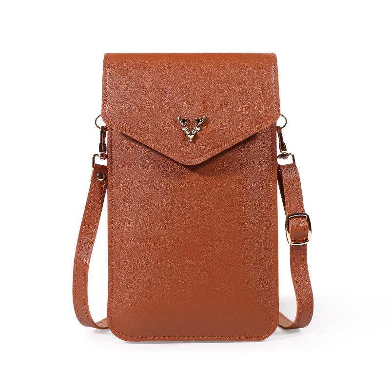 

Сумка через плече з сенсорним екраном у корейському стилі: Літня міні вертикальна сумка для телефону для жінок