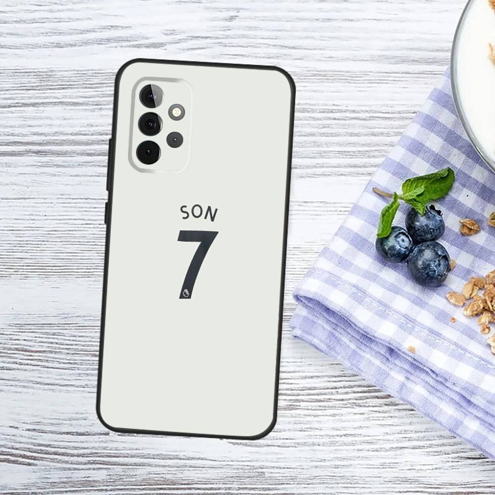 Korea Son H-Heung-mins Football Phone Case For Samsung Galaxy A13,A21s,A22,A31,A32,A52,A53,A71,A80,A91 Soft Black Phone Cover